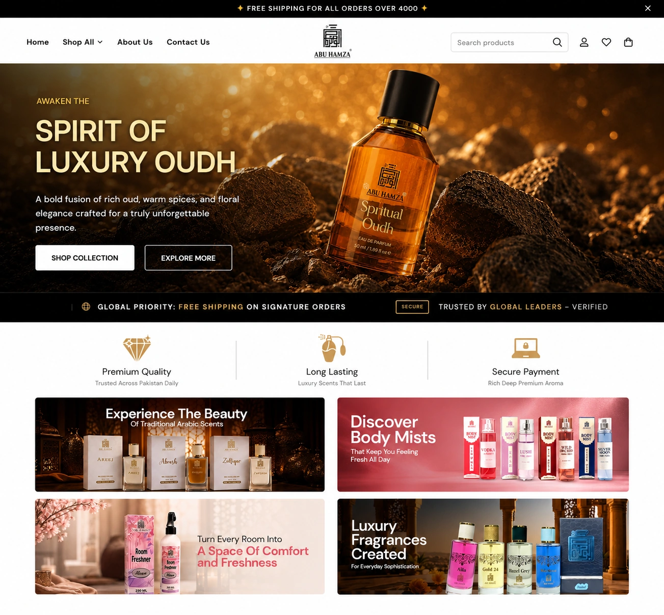 Abu Hamza website project